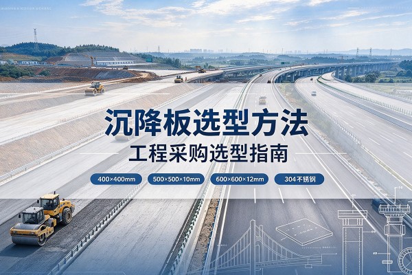 莱西沉降板选择方法