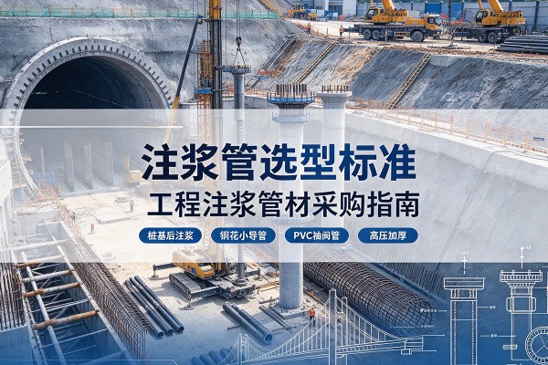 莱西注浆管选型标准