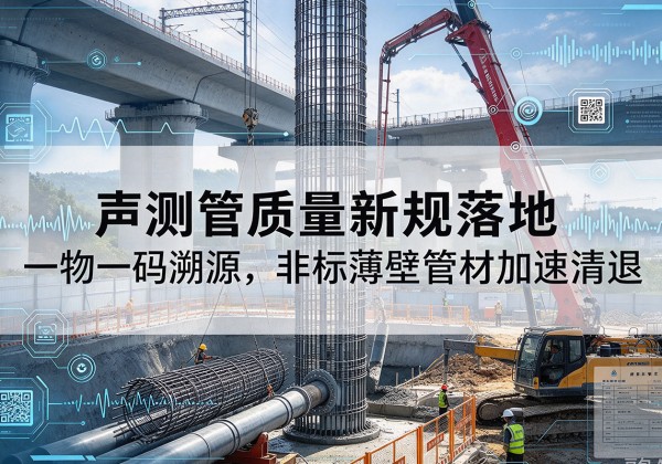 莱西声测管质量新规落地，一物一码溯源，非标薄壁管材加速清退