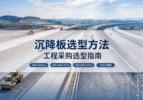 莱西沉降板选择方法